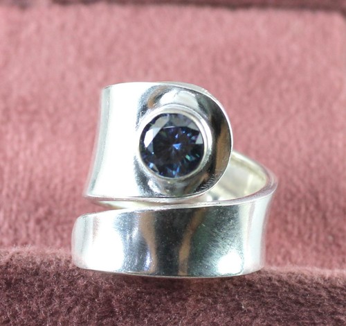 Solitario diamante blu - solitario,