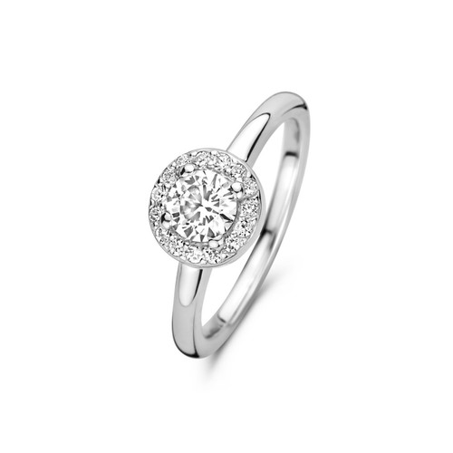 Anello solitario argento - solitario, in